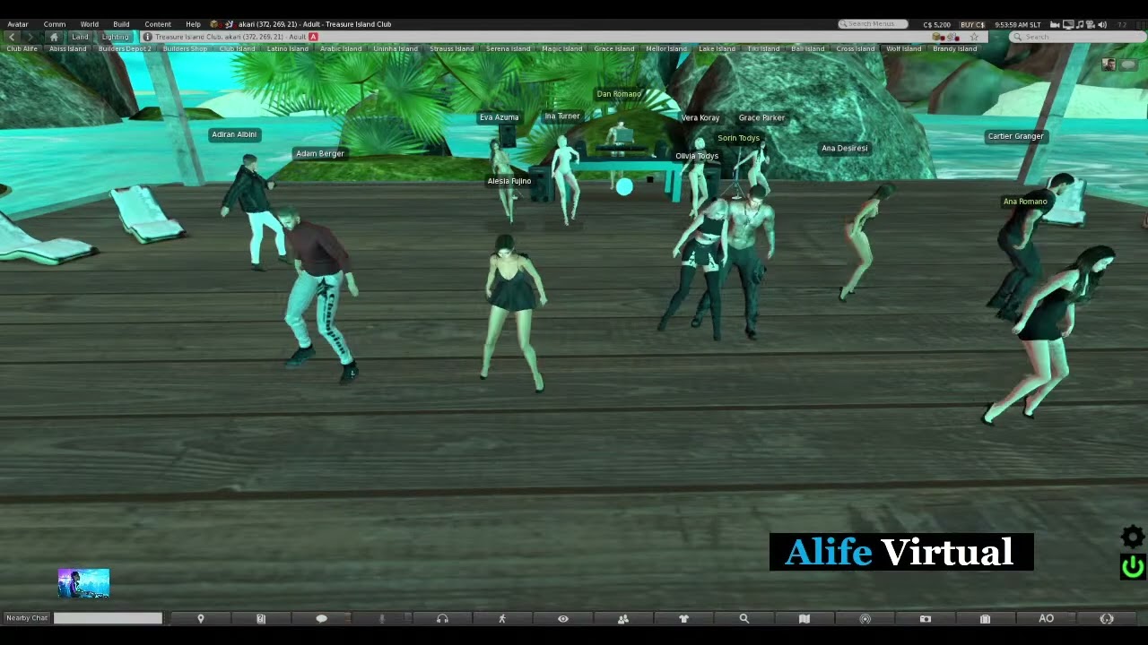 Alife Virtual Dance Party