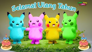 Selamat Ulang Tahun | Lagu Anak Bersama Badut Pokemon Pikachu | Disney Mickey Mouse