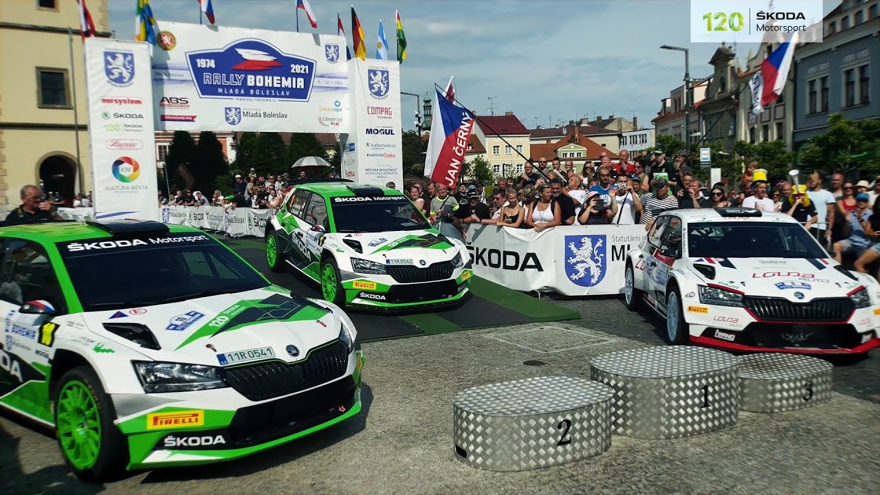 Miniature IXO 1/43 - Škoda Fabia Rally2 Evo - Kopecký - Rallye Bohemia 2021 - Neuve