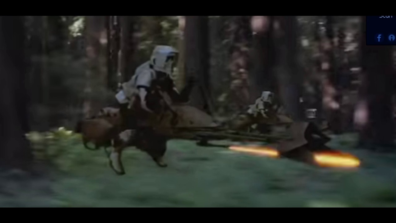 Speeder Bike Chase sequence sound FX (ROTJ)