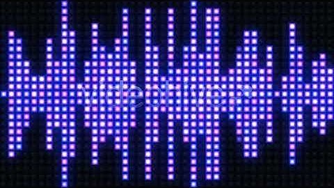 VJ Colourful Box Light Audio Equalizer - motion graphics video