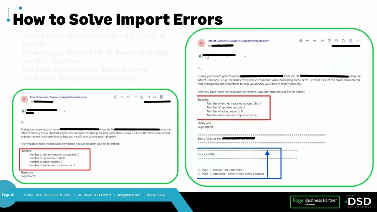 Fewer Errors, Faster Results Best Practices for Sage Intacct Imports