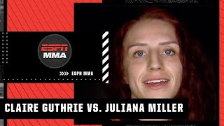 Claire Guthrie and Juliana Miller picked to fight each other | The Ultimate Fighter | ESPN MMA