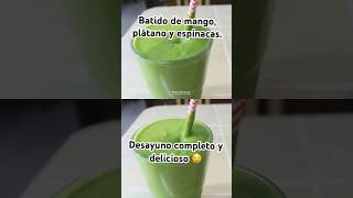 Si no te dio tiempo desayunar , prepárate este delicioso batido nutritivo y delicioso 🤤! #desayuno