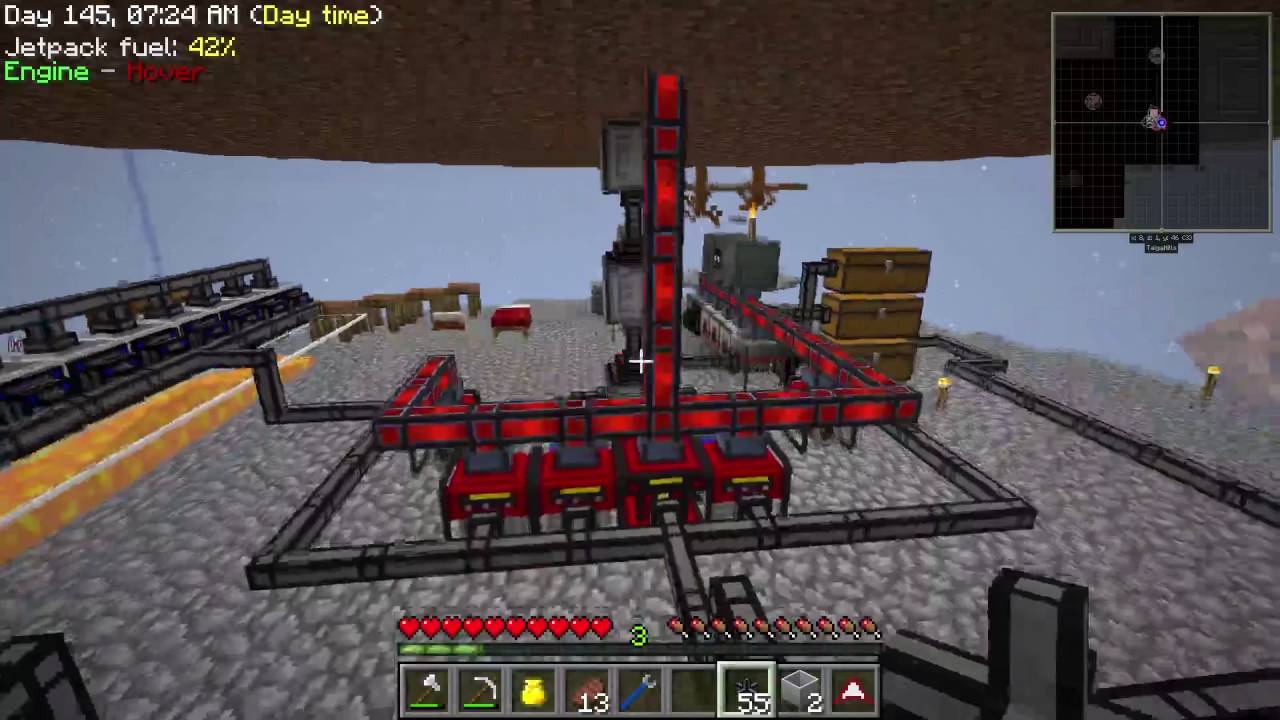 Q2 Sky Factory - 7 - Redstone Farm With Automation - YouTube