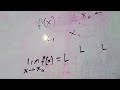 Informal definition of a limit. (Calculus)