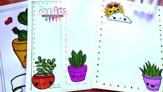 MÁRGENES, HOJAS DECORADAS, BORDES y PORTADA edición PLANTAS / CACTUS - DIY  - thptnganamst.edu.vn