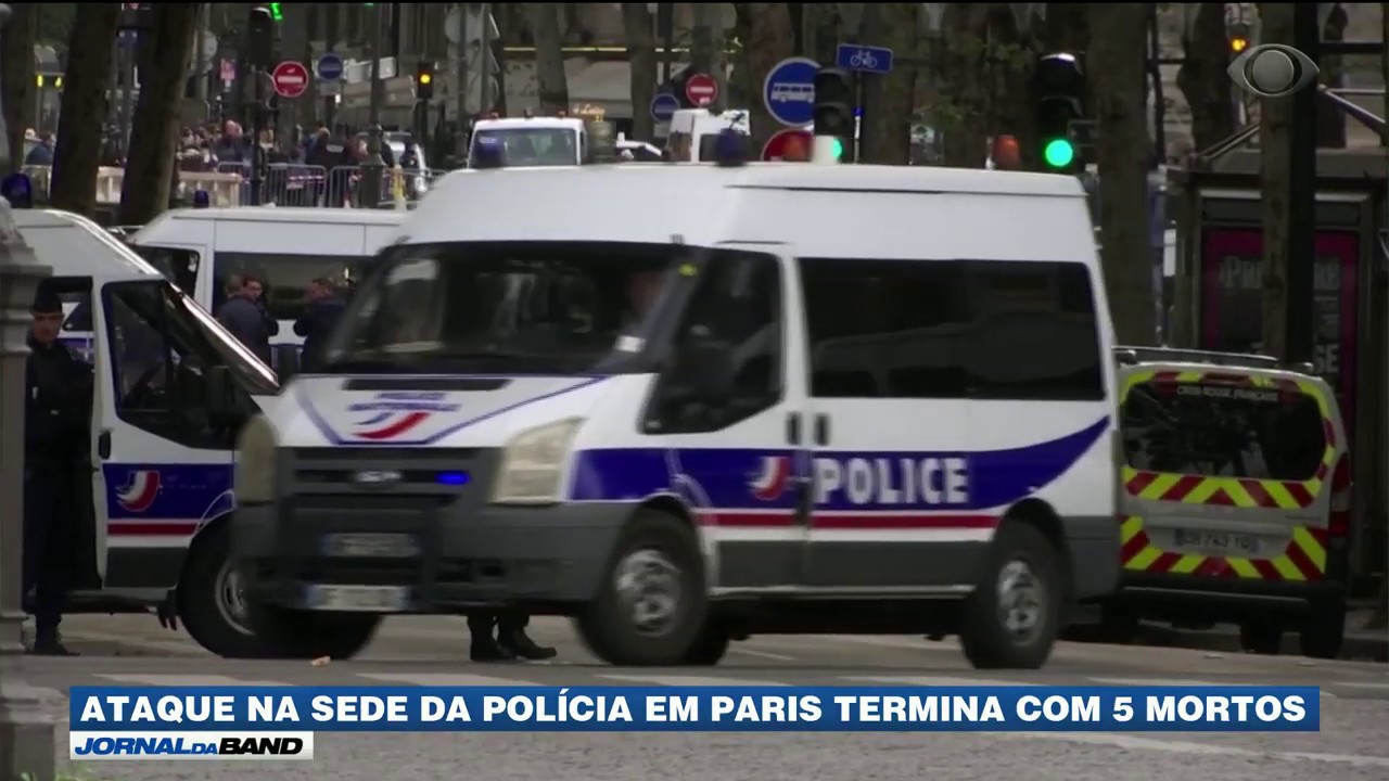 Ataque na sede da polícia em Paris termina com 5 mortos internacional de brasil