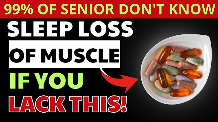 Over 65? Take THIS Before Bed or Your Muscles Will Keep Disappearing | Holistic Health
