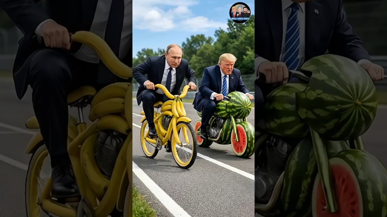 Hard & Tough Race Between trump and putin | funny parody 
