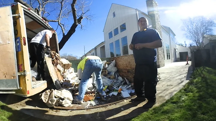 4K 360 View: Junkguys removal and haul off of debris in Dallas Texas