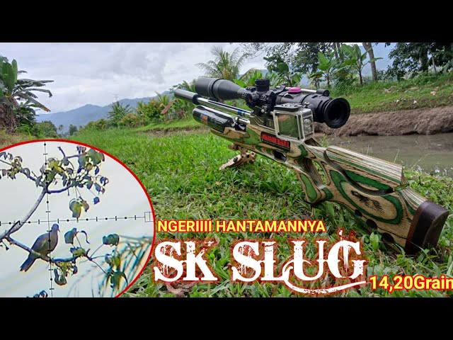 NGERIII...!!! HANTAMAN SK SLUG 14,20Grain 900Fps ONE SHOOT ONE KILL//BERBURU TEKUKUR class=