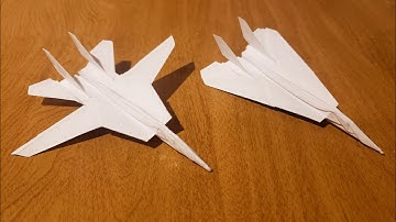 F-14 Tomcat Paper Plane Tutorial (Part 2)