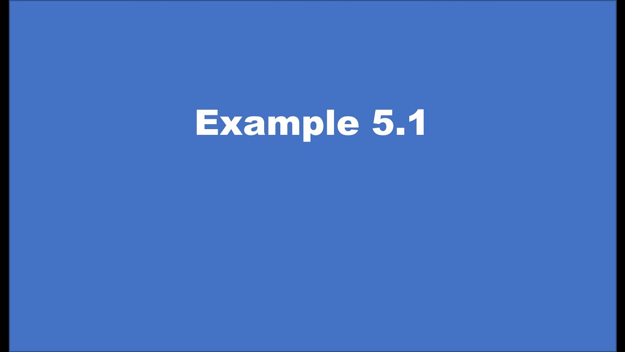 Example 5 1 - YouTube