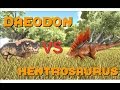 Daeodon VS Kentrosaurus || ARK: Survival Evolved