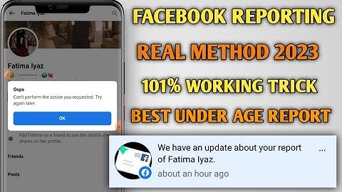 reporting 101% working trick|How To Report Facebook Account 2023 | Facebook Reporting New Trick 2023