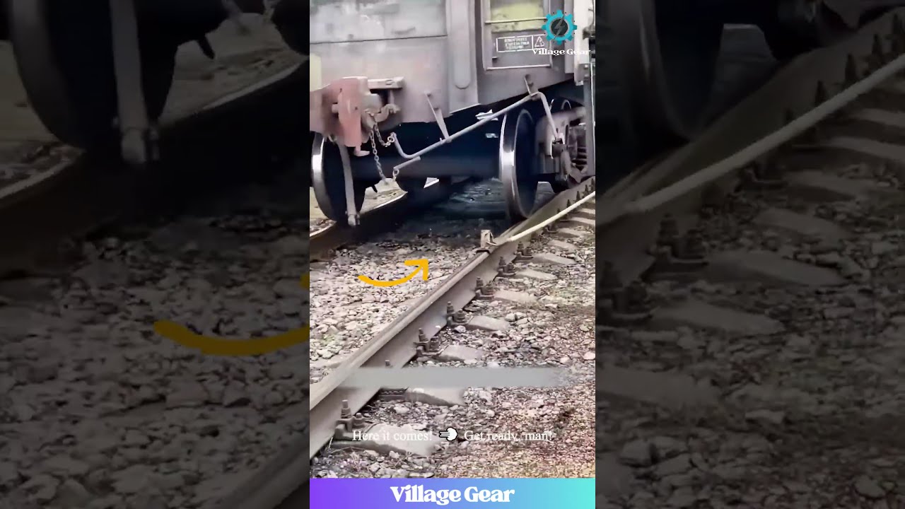 Railroad S Magic Brake Shoe Is WILD Stopping A Train By Hand Railwaylife Trains Cooltools