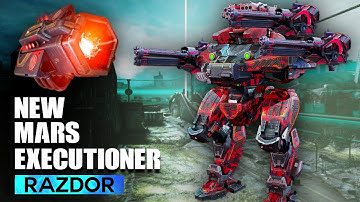 War Robots New EXECUTIONER Module  Makes the MARS Rozdor INSANE! Test Server Gameplay WR