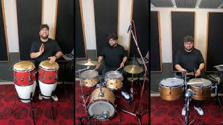 Gabriel Tobar Gaete - Percussion &amp; Drum Cover (Santana - Jingo)