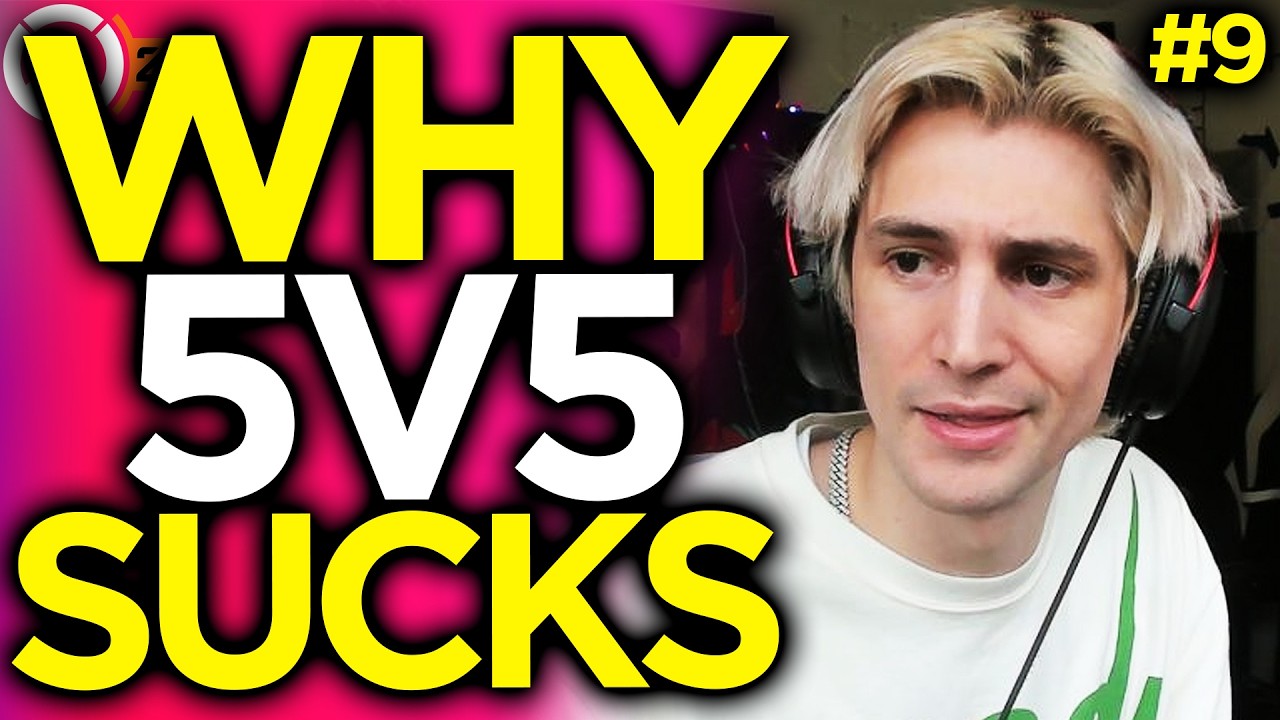 xQc Explains The Problem With 5v5! - Overwatch Funny Moments #9 - YouTube