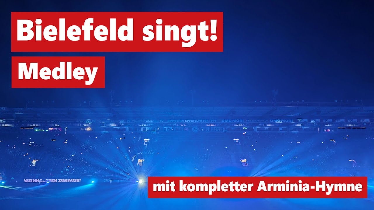 Bielefeld singt - Medley - Weihnachtssingen 2025 Rudelsingen Arminia Bielefeld Hymne
