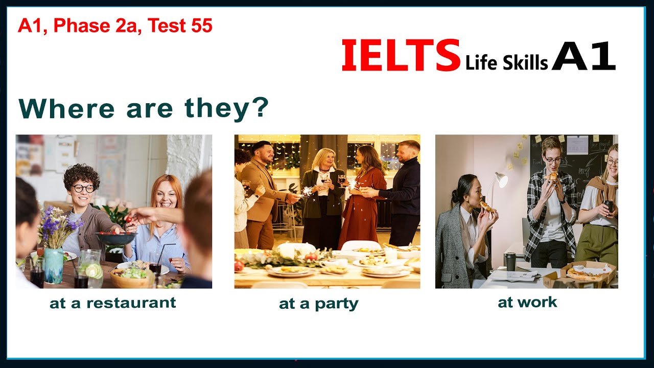 IELTS Life Skills A1 Listening Test 55 ►  New 2025 🇬🇧