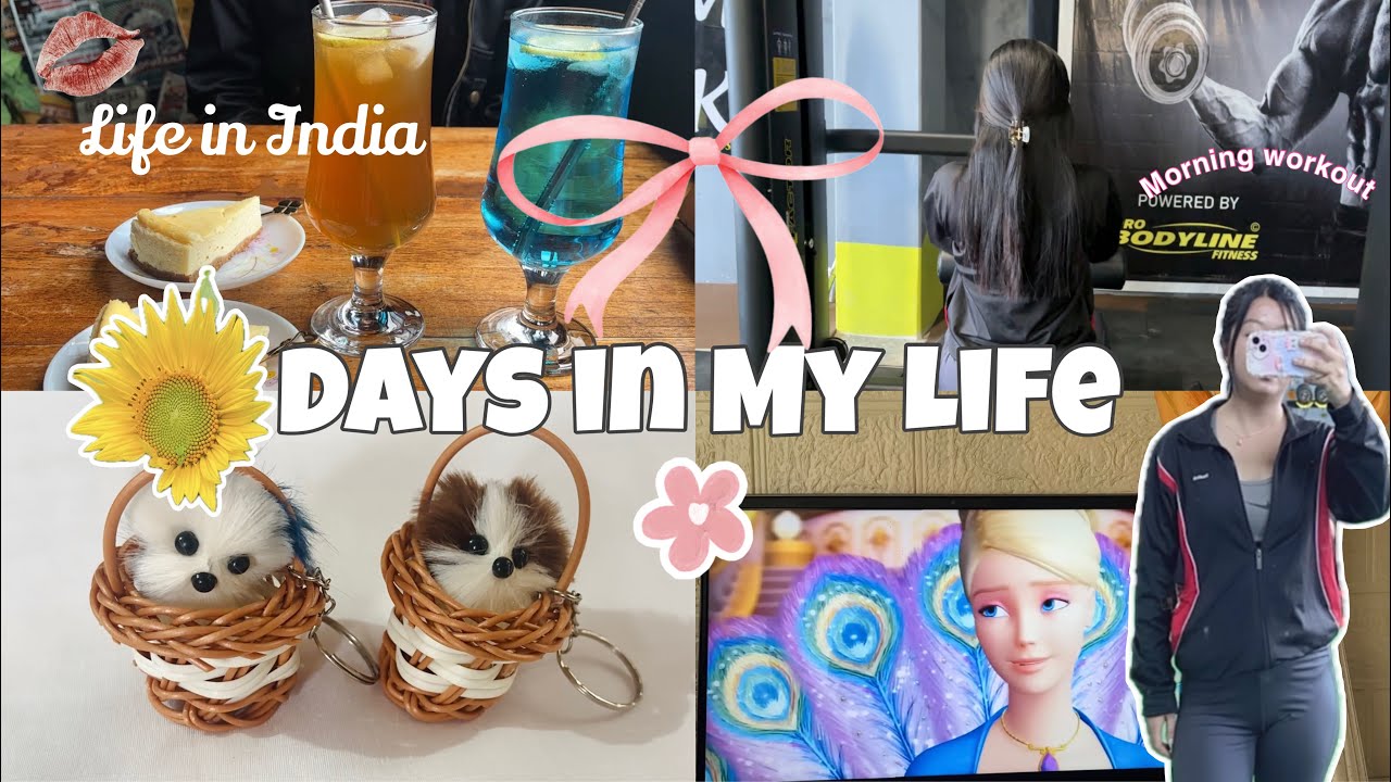 Days in My Life 🦢⊹˙܀| Small Aesthetic Moments ִ ࣪𖤐.ᐟ| Morning workouts, Movies and Friends ୧ ‧₊˚🍵 ⋅|