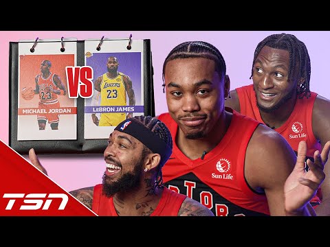 RAPTORS PLAYERS DECIDE WHO S THE G O A T