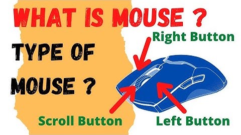 What is mouse ? Full Explanation | Computer mouse types and functions in hindi | How to use mouse