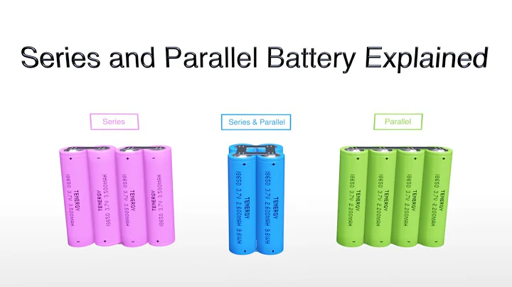What do batteries in series and parallel mean?