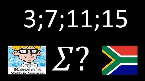 sigma notation example: represent in sigma notation