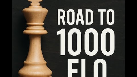 Road to 1000 ELO on Chess.com