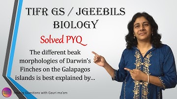 TIFR GS / JGEEBILS Biology | Solved PYQ | Solving Questions with Gauri ma’am