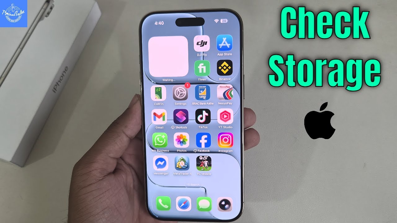 iPhone 17 Air: How to check iPhone storage (GB Capacity & Usage)