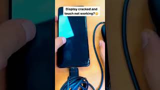 fix cracked phone screen without replacing #phonerepair #Diyfix #shorts #trending #viralvideo