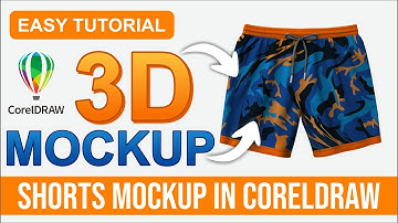 Create Realistic 3D Shorts Mockup In CorelDraw (Easy Tutorial)