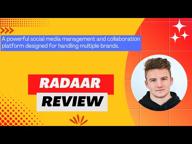 RADAAR Review, Demo + Tutorial I RADAAR is an all-in-one social media management platform