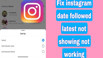 Fix instagram date followed latest not working | showing | instagram sorted by default not working