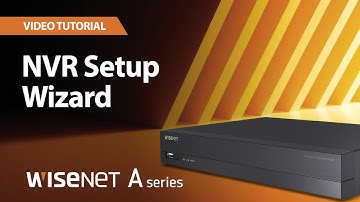 Wisenet A series - NVR Setup Wizard | Hanwha Vision America | #videorecorders #NVR