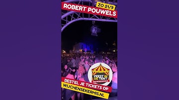 Feest in de Tent op de Wijchense Kermis 2025 met Robert Pouwels op zondag 21 september 2025