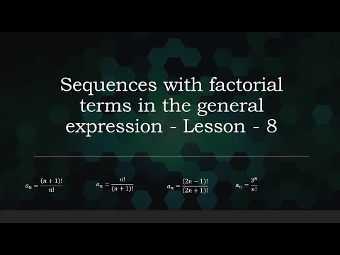 Sequences with factorial