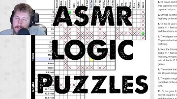 ASMR Logic Puzzles / Quizzles - The Alligator Problem