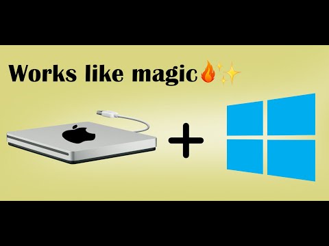 Учебное пособие по Apple SuperDrive с Windows 10 || Работает как по волшебству!!! 🔥