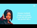 Gyakie need me (lyrics