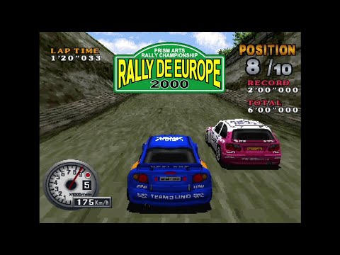 Rally de Europe - PS1 Gameplay