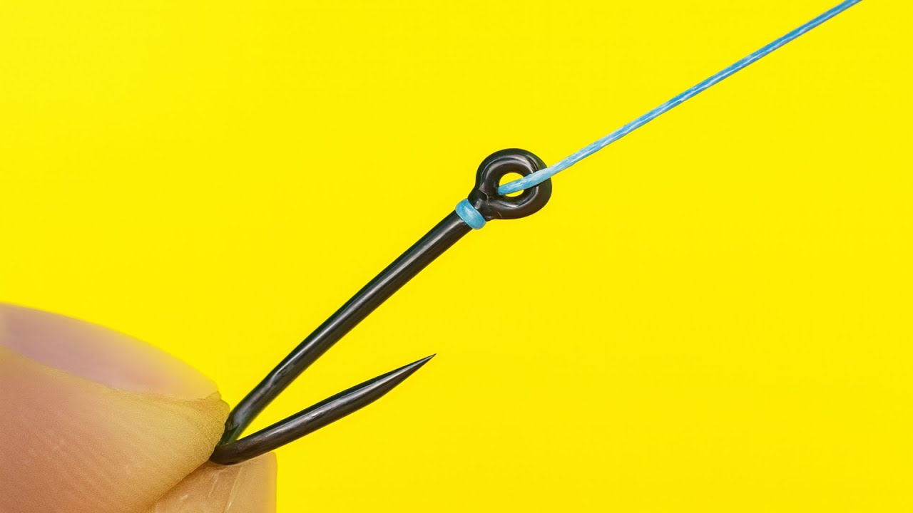 Узел для крючка, который знают только опытные рыбаки!