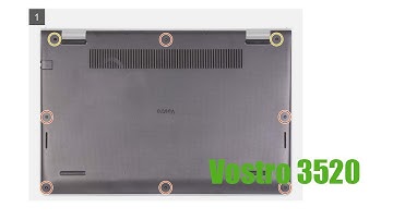 Dell Vostro 3520   Disassembly and fan cleaning   Laptop repair