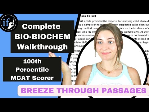 MCAT Biology & Biochemistry Walkthrough - AAMC Sample Test BB Passage 10