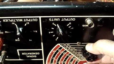 Triplett 1632 Signal Generator modulation fixed