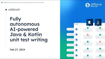 DiffblueLive - Autonomous AI powered unit test writing for Java & Kotlin